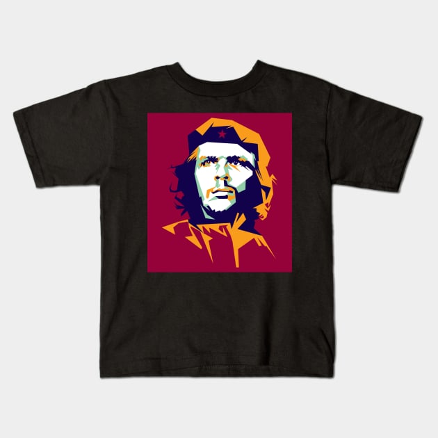 Che Guevara in WPAP Kids T-Shirt by smd90